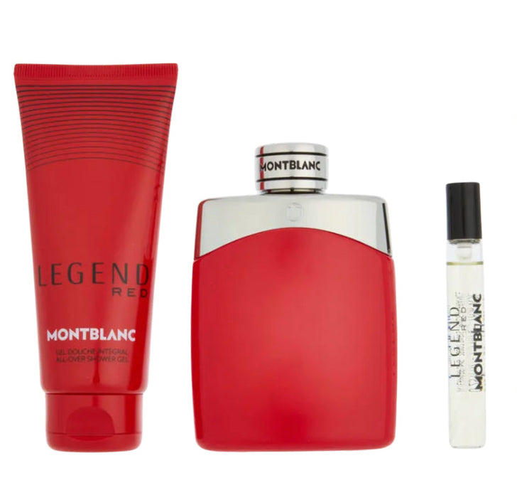 Legend Red By Mont Blanc 3.4 EDP + Shower Gel + Mini