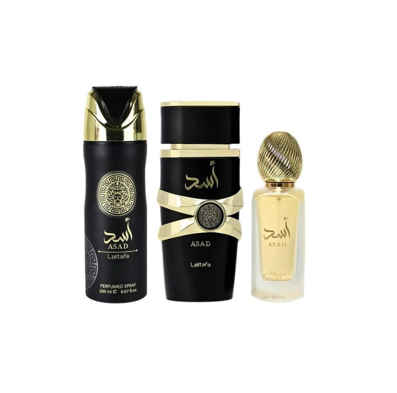 Asad 3.4 EDP + Body Spray + Hair Mist