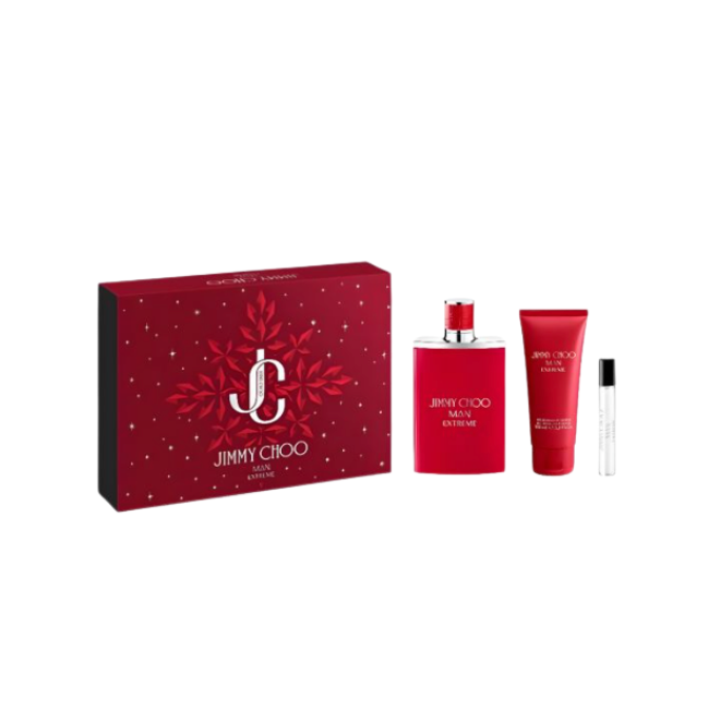 Jimmy Choo Extreme 3.4 OZ EDP + 3.4 Oz Shower Gel + 7.5 ML