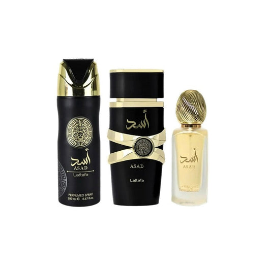 Asad 3.4 EDP + Body Spray + Hair Mist
