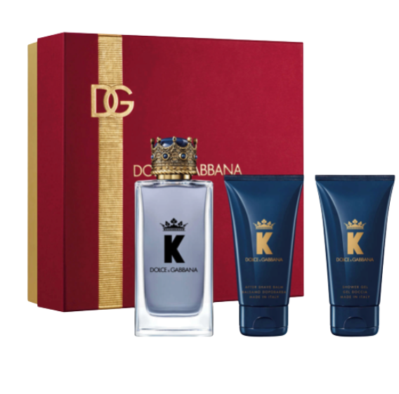 K 3.4 OZ EDT + After Shave Balm 1.7 OZ + Shower Gel 1.7 OZ by Dolce & Gabbana