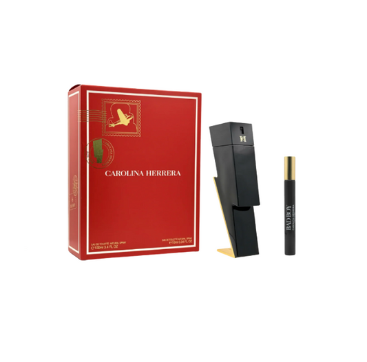 Bad Boy By Carolina Herrera 3.4 EDT + Mini