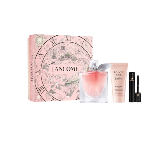 La Vie Est Belle By Lancome 3.4 EDP + Body Lotion + Mascara