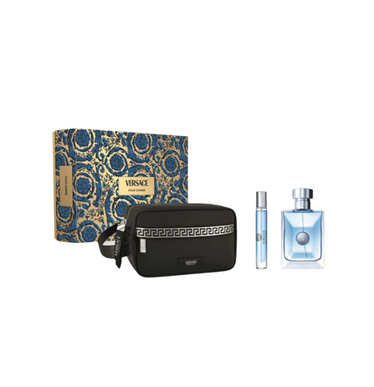 Versace Signature Pour Homme 3.4  EDT + Mini + Trousse