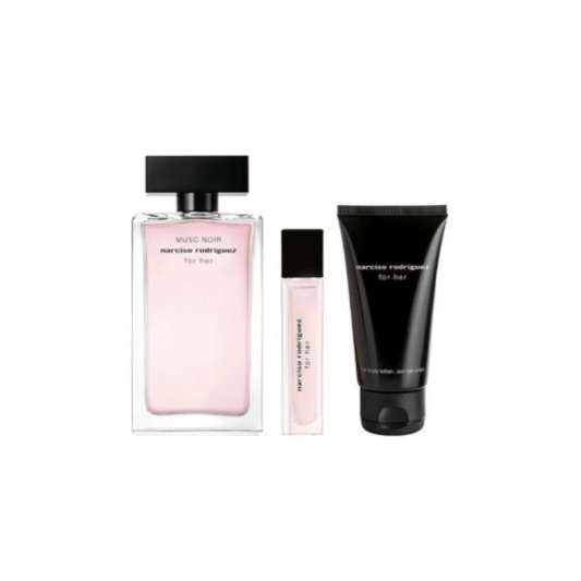 Narciso Musc Noir By Narciso Rodriguez 3.4 EDP + Body Lotion + Mini
