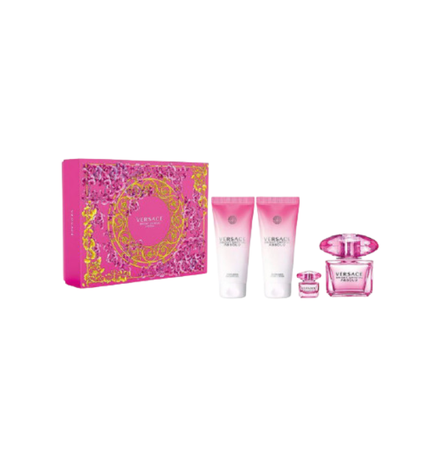 Crystal Absolu By Versace 3.0 EDP +3.4 BL+3.4 SG+ BAG