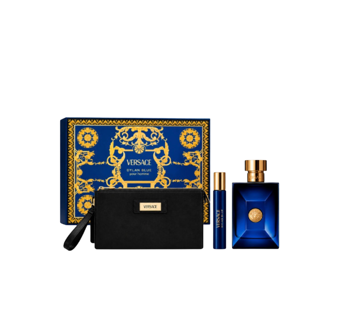 Dylan Blue By Versace 3.4 EDT + 10 ML + Bag